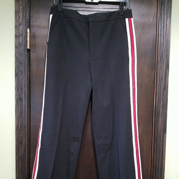 TOMMY HILFIGER ~RED/ WHITE ~SIDE STRIPE 8 - Picture 1 of 10